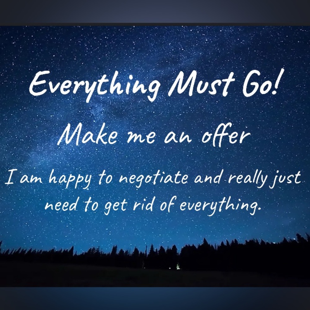 Everything must go